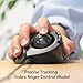 ELECOM DEFT Trackball Mouse, Wired, Finger Control, 8-Button Function with Smooth Tracking, Ergonomic Design, Windows11, macOS (M-DT2URBK)