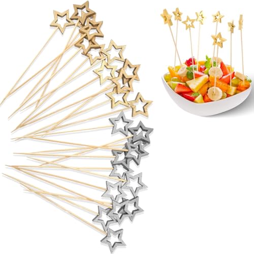 Brochettes à cocktail étoile pour sublimer vos apéritifs dînatoires ternes
