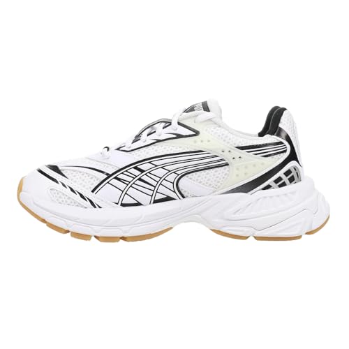PUMA Womens Velophasis Technisch Lace Up Sneakers Shoes Casual - White3