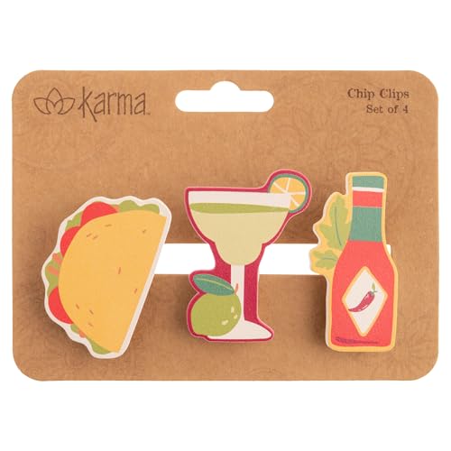 Pinces magnétiques Karma en taco pour fermer vos sachets entamés