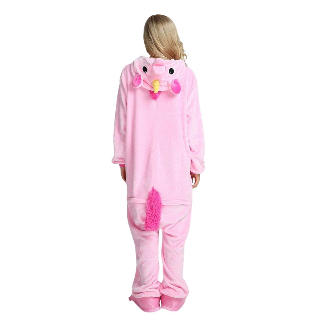 Jednorożec Onesie kostium dla dorosłych – pluszowa piżama Kigurumi, unisex, kostium zwierzęcy, rozmiary S-XL