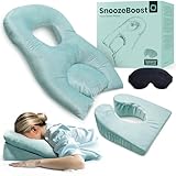 SnoozeBoost Face Down Pillow After Eye Surgery, BBL Pillow After Surgery for Sleeping, Prone Massage Bed Pillow for Face-Down Position, Bed Massage Support, BBL/Retinal/Vitrectomy Surgery Recovery