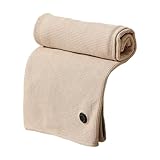 電気ヒーターショール - 持ち運び可能 電気ヒーターショール | 寒天用 3段階温度調節 キャンプ 寝具 移動中 読書 仕事向け