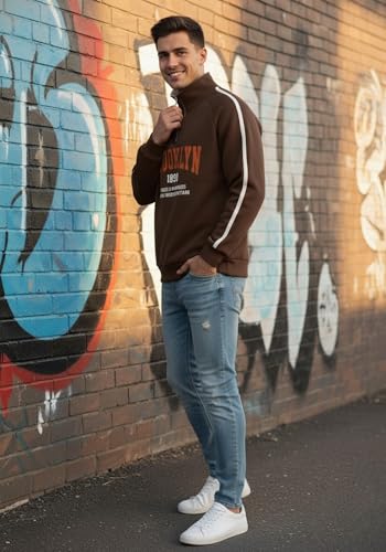 Image of SHAIRA FASHION Men's Cotton Blend Regular Fit Hooded Sweatshirt | Stylish Casual Wear Winter Sweatshirt for Men I Gym Warm Travel Hoodies for Boys