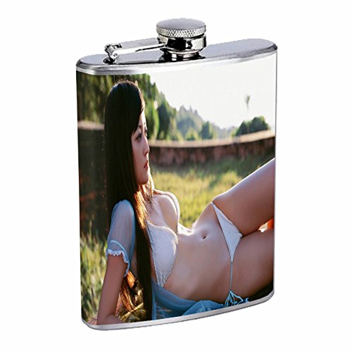 Japanese Pin Up Girls Japan Asian S12 Flask Stainless Steel