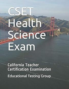 Paperback CSET Health Science Exam: California Teacher Certification Examination Book