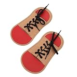 CVUTOVO 靴紐結び練習キット 向け靴紐通し 知育手先訓練教材 親子参加学習用 幼児の創造力と集中力を育む