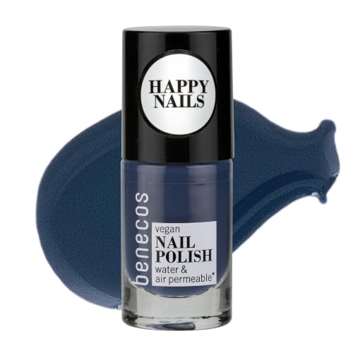 Benecos - natural beauty 95059 Esmalte de uñas - 8free - permeable al agua - 5ml - azul nórdico