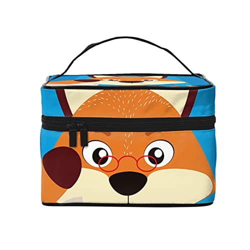 幸せな動物 化粧ボックス 化粧品収納箱 大容量 人気 おしゃれぶた 可愛い かわいい メイクポーチ コスメポーチ 持ち運び バニティーケース 機能的 仕切り 旅行用 出張用 コスメティックバッグ