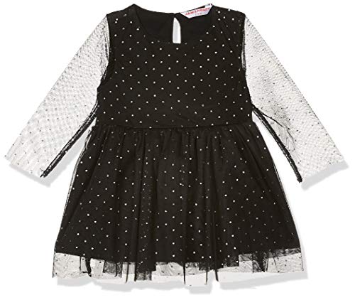 Image of Amazon Brand - Jam & Honey Baby-Girl's Polyester Skater Knee-Length Dress