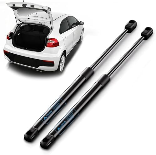 Arana 2x heckklappendämpfer mit Kia Rio III 2011-2016 UB 1.1L-1.6L | Kompatible Kofferraum-Dämpfer und Heckklappen Gasdruckdämpfer und Gasdruckfeder, ersetzt:#817701W200, 81770-1W2