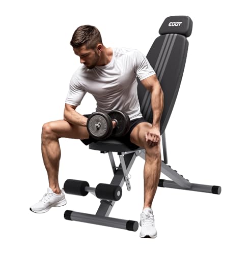 Adjustable Weight Bench for Home Gym, Heavy Duty Workout Bench Up to 880/1500 LBS, Decline Incline Strength Training Bench for Full Body Exercise