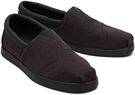 TOMS Men's Alpargata Forward Loafer, Black/Black, 10 | Image 3