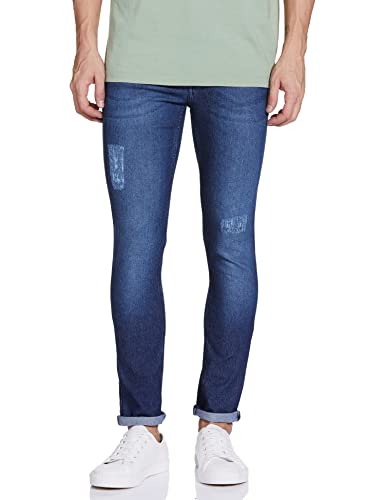 The Indian Garage Co Men Slim Fit Solid Mid‑Rise Stretchable Jeans – 71% OFF Deal