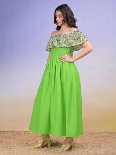Image of PURVAJA Women's Cotton Dress(Floe-231-235)