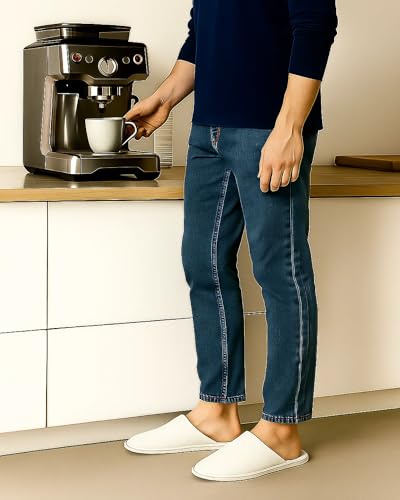 Image of Travelkhushi Soft Bedroom Slippers for Men & Women | Cozy Anti-Skid Indoor Home Footwear | Warm Winter Cushioned Sole | Unisex Gift Slippers