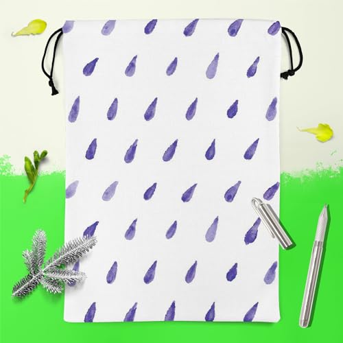 Image of ArtzFolio Watercolor Drops D2 | Reusable Sack Bag | Bag for Gym, Storage, Vegetable & Travel