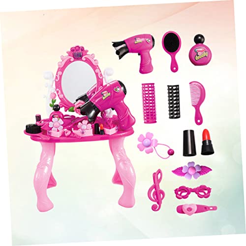 ifundom Caixa Crianças Jogar Vaidade Brinquedo Ferramentas De Cabelo Brinquedos Crianças Mesa De Maq