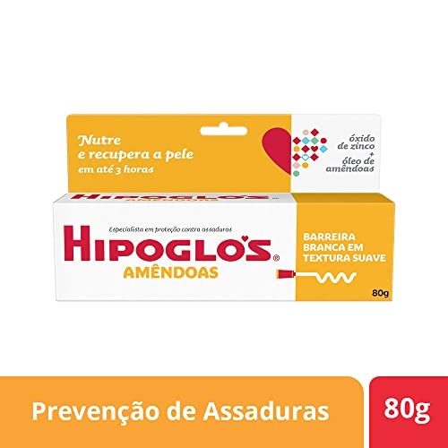 HipoglĂłs AmĂȘndoas Creme Preventivo De Assaduras, 80g HipoglĂłs AmĂȘndoas Creme Preventivo De Assaduras, 80g