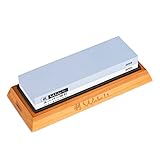 Körnungen: 2000er/5000er Wakoli Nass/Kombi Schleifstein Messerschärfer Wetzstein 2000er/5000er mit Bambus Auflager