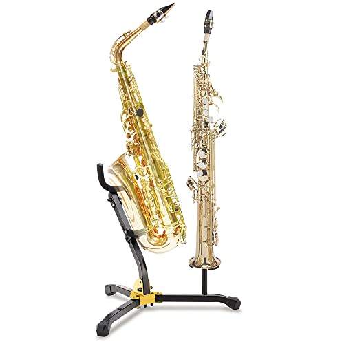 hercules stands ds533bb altotenor saxophone stand with soprano sax peg