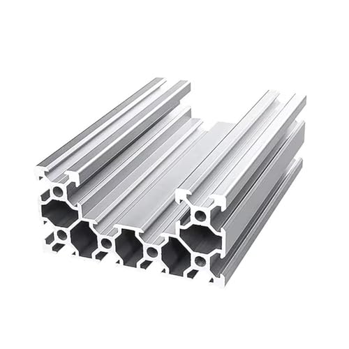 ELILANEY V�^�X���b�g4080U�A���~���o�v���t�@�C��40x80mm���j�A���b�N�t���[���i3D�v�����^�[�Ƌ�u���P�b�g�g�����C���p�j �X�^���h�G�b�W(Silver,300mm long)