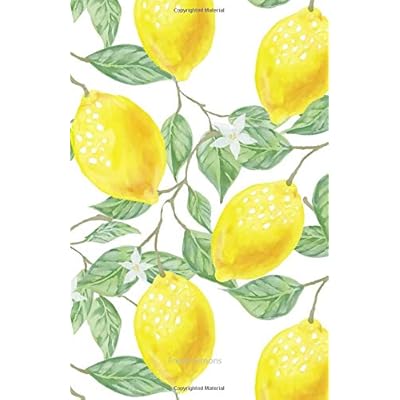 Fresh Lemons Notebook Journal (Size 5,5 x 8,5)