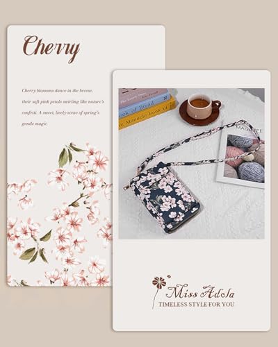 Phone Purse for Women - Cute Small Crossbody Bags Cellphone Wallet with Adjustable Strap Zipper and Card Slots2