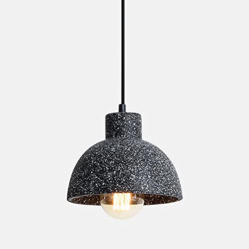 Petit lustre en ciment NAMFHZW, abat-jour dôme antique sable blanc pour plafond design