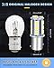 UNXMRFF 1157 LED Bulb White Brake Tail Light, 2057 2357 7528 BAY15D LED Bulbs Replacement for Car Camper Trailer Back Up Tail Brake Parking Daytime Running Lights, 6 Pack