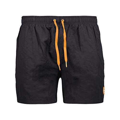 CMP Badeshorts mit Boardshorts, anthrazit-Flash Orange, 48 Herren