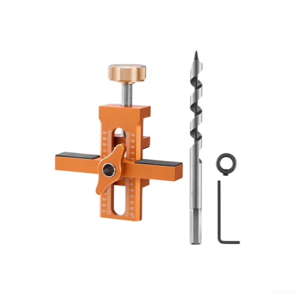 Feeshoppher Cabinet Door Installation Jig Aluminum Alloy Mounting Template With Double Scale Design For Woodworking Door Positioning
