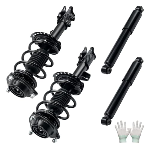 Image of PHILTOP Front and Rear Complete Shock Absorber Strut Assembly Fit For Hyundai 2011-2016 Elantra,Shocks and Struts 172708,172709,5671