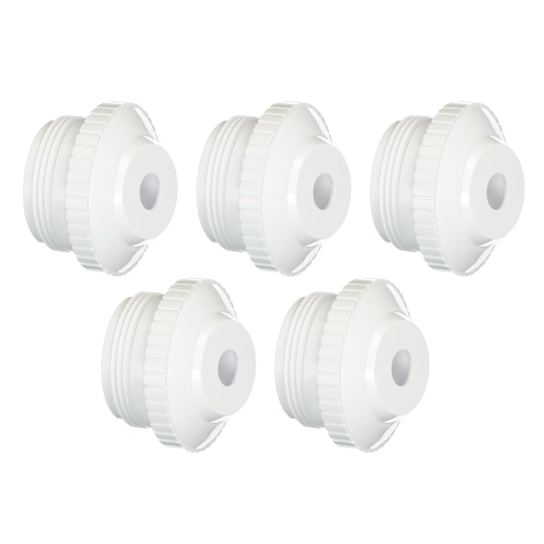 5 Pack Pool Spa Eyeball Jet 1/2" Opening 1.5" Threaded Adjustable Angle-image-34