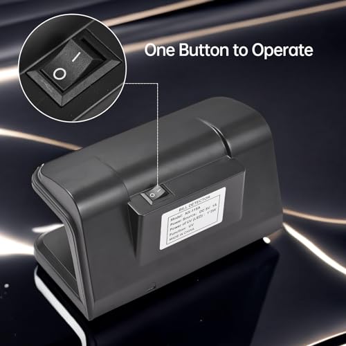 Tragbarer Falschgeld-Detektor mit UV-Erkennungstechnologie, Geld-Falschgeld-Lesegerät, Bargeldprüfer, Verwendet für Geschäfte, Lebensmittelgeschäfte, Restaurants, Hotels