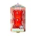 Gummygoods Squeezable Gummy Bear Night Light - Rechargeable, Portable, Squishy Lamp, 60-Min Sleep Timer - Christmas Gift for Kids & Adults, Baby Nursery, and Dorm Rooms - (Red)