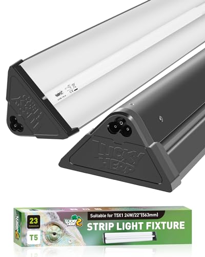 LUCKY HERP T5 UVB Lampe Terrarium, Reptilien UVA Leuchtstoffröhre 24W, 30{21dd475e67b603b4ced971a0c6e7aa45b3d57b64b7fb63e0b242cf19ff6f5e4b} UVA+10{21dd475e67b603b4ced971a0c6e7aa45b3d57b64b7fb63e0b242cf19ff6f5e4b} UVB Kit für Schildkröte, Bartagame, Vögel, Schlangen, Eidechsen, Reptil LUCKY HERP T5 UVB Lampe Terrarium, Reptilien UVA Leuchtstoffröhre 24W, 30{21dd475e67b603b4ced971a0c6e7aa45b3d57b64b7fb63e0b242cf19ff6f5e4b} UVA+10{21dd475e67b603b4ced971a0c6e7aa45b3d57b64b7fb63e0b242cf19ff6f5e4b} UVB Kit für Schildkröte, Bartagame, Vögel, Schlangen, Eidechsen, Reptil