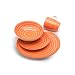 Produktbild Michelino Dinner Set 16-teilig Geschirr-Set, Geschirr, Teller, Tasse Orange