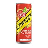 El refresco con sabor cítrico Schweppes sin colorantes