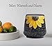 GABROC Sunflower Sponge Holder for Kitchen Sink Dish Sponges Holder Fall Autumn Theme Ceramic Kitchen Sink Sponge Holder Yellow Sink Caddy Kitchen Sink Organizer Decor