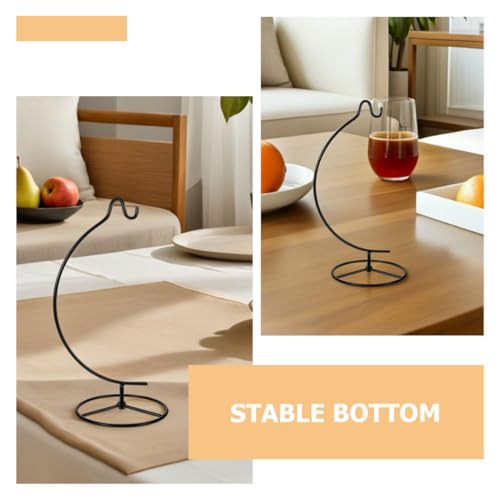 Soporte para terrarios metálico PRETYZOOM con base estable para plantas de aire de interior 4