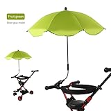 TITA-DONG Chair Umbrella with Clamp, Universal Adjustable Beach Chair Umbrella UV Protection Sunshade Umbrella for Patio Chair, Beach Chair, Stroller, Sport Chair, Wheelchair and Wagon(Green) - Image 2