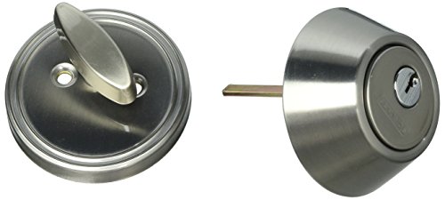 Deltana Jd60 Single Cylinder Deadbolt, Satin Nicket #TOP20
