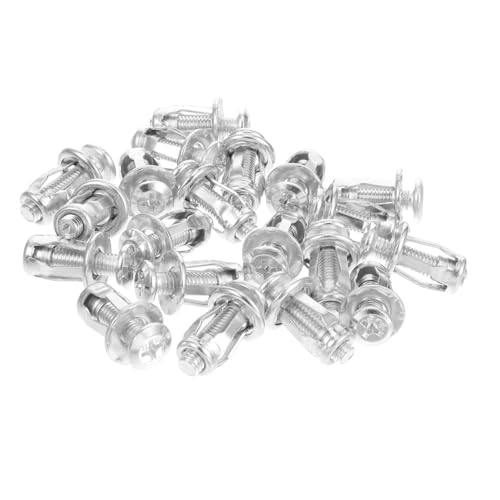 BUGUUYO 20pcs Drywall Plasterboard Fixing Tool Wall Anchors Screws Hollow Door Anchor Screws Set Carbon Steel Sturdy and Easy to Use
