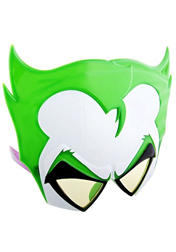 Image of Sun-Staches Batman Sunglasses | DC Comics Costume Accessory | UV 400 | One Size Fits Most