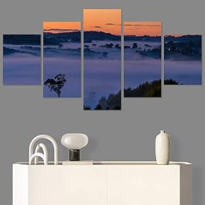 SIGNWIN 5 Panel Canvas Wall Art Setting in...
