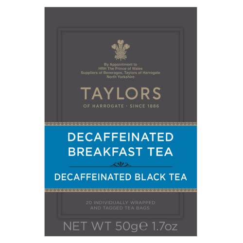 Taylors Of Harrogate 2404GL Decaffeinated Breakfast, Teabags thumb #1
