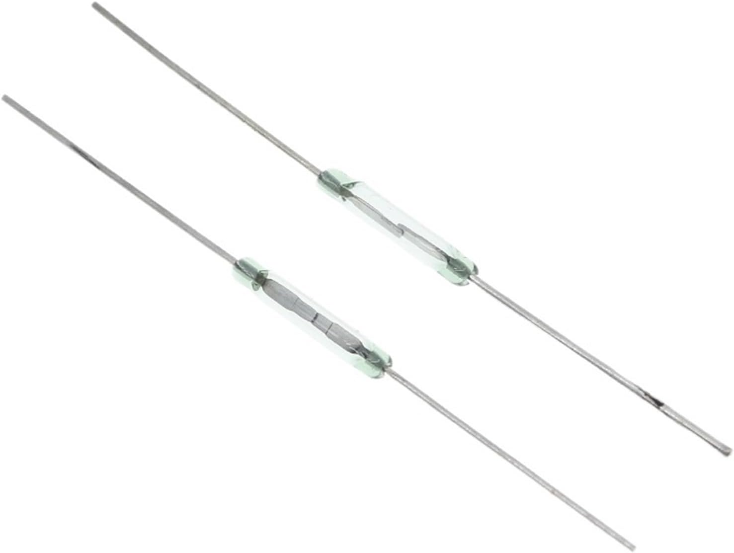 10pcs N/O Switch Magnetic Switch Normally Open/Normally Closed Magnetic Conversion Sensor Induction Switch(RI-80 1.8X10MM)