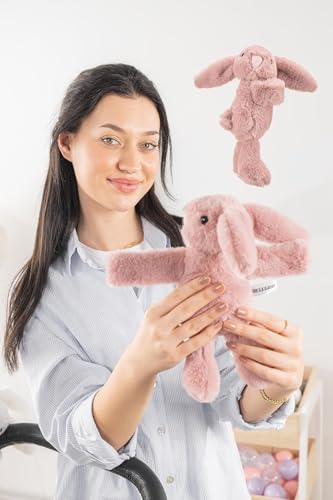 Wellgro Sarılan & Kucaklayan Tavşan Oyuncak Pembe