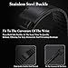 Titanium Metal Band for HUAWEI WATCH GT 5 Pro（46mm）, Solid Metal Business Replacement Strap Wristband Accessory Compatible with HUAWEI WATCH GT 5 Pro（46mm）